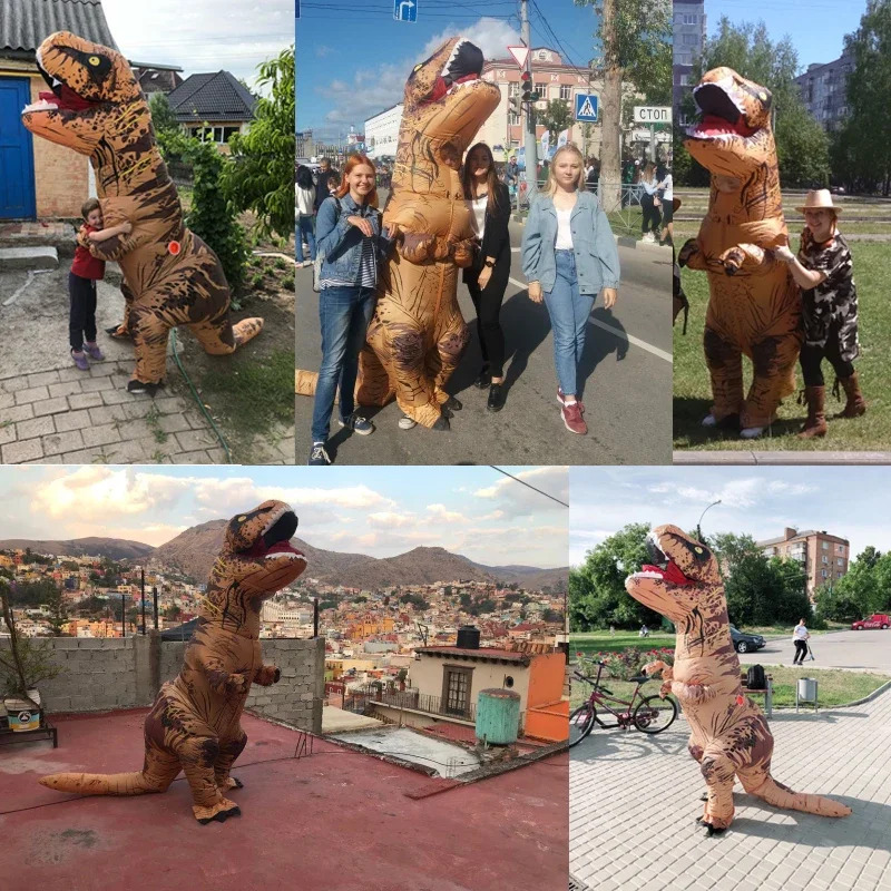 Adult Kids Anime Dinosaur Cost - Inflatable Dinosaur Costume Adult recension och pris