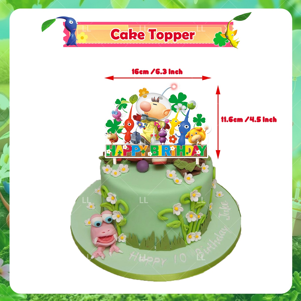 Game Pikmins Theme Birthday Pa - Party Supplies recension och pris