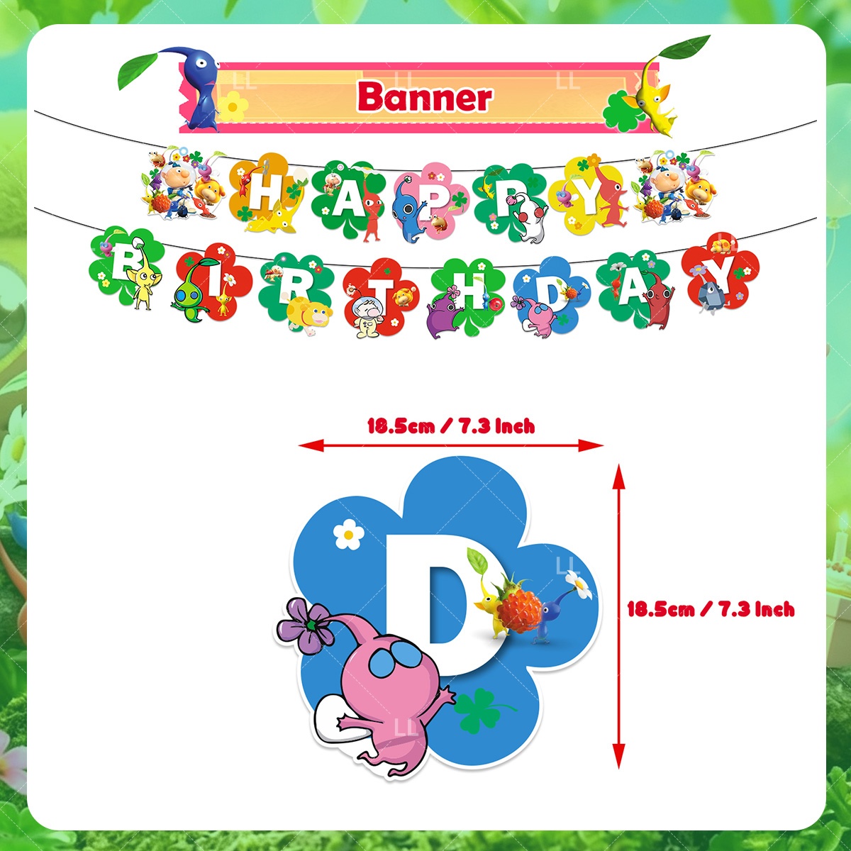 Game Pikmins Theme Birthday Pa - Party Supplies recension och pris