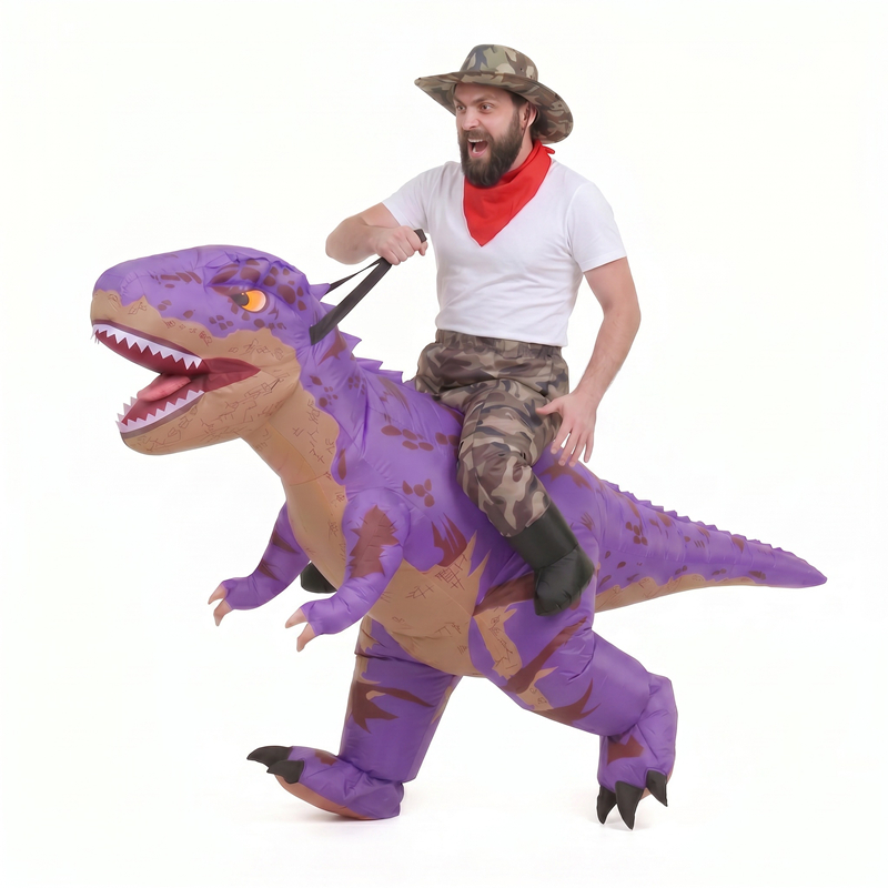 Funny Camo purple T-Rex Inflat - Costumes recension och pris