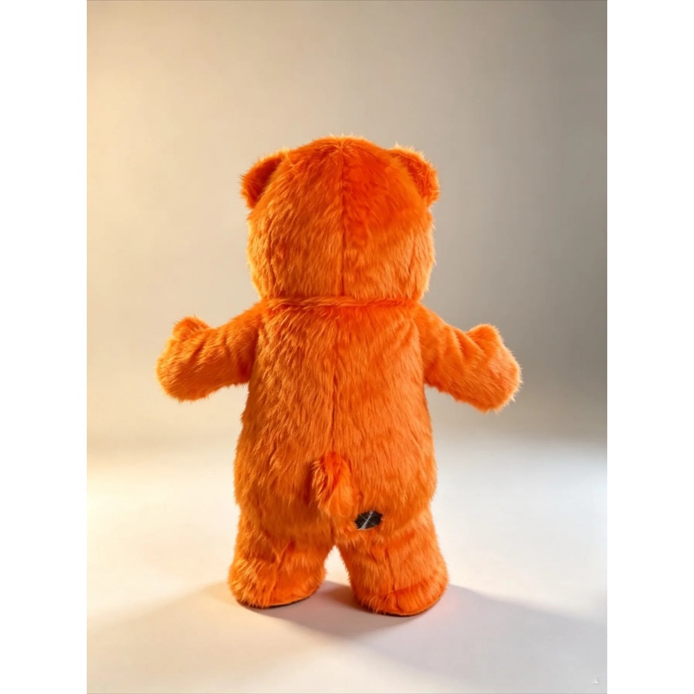 Inflatable Orange Bear Mascot  - Costumes recension och pris