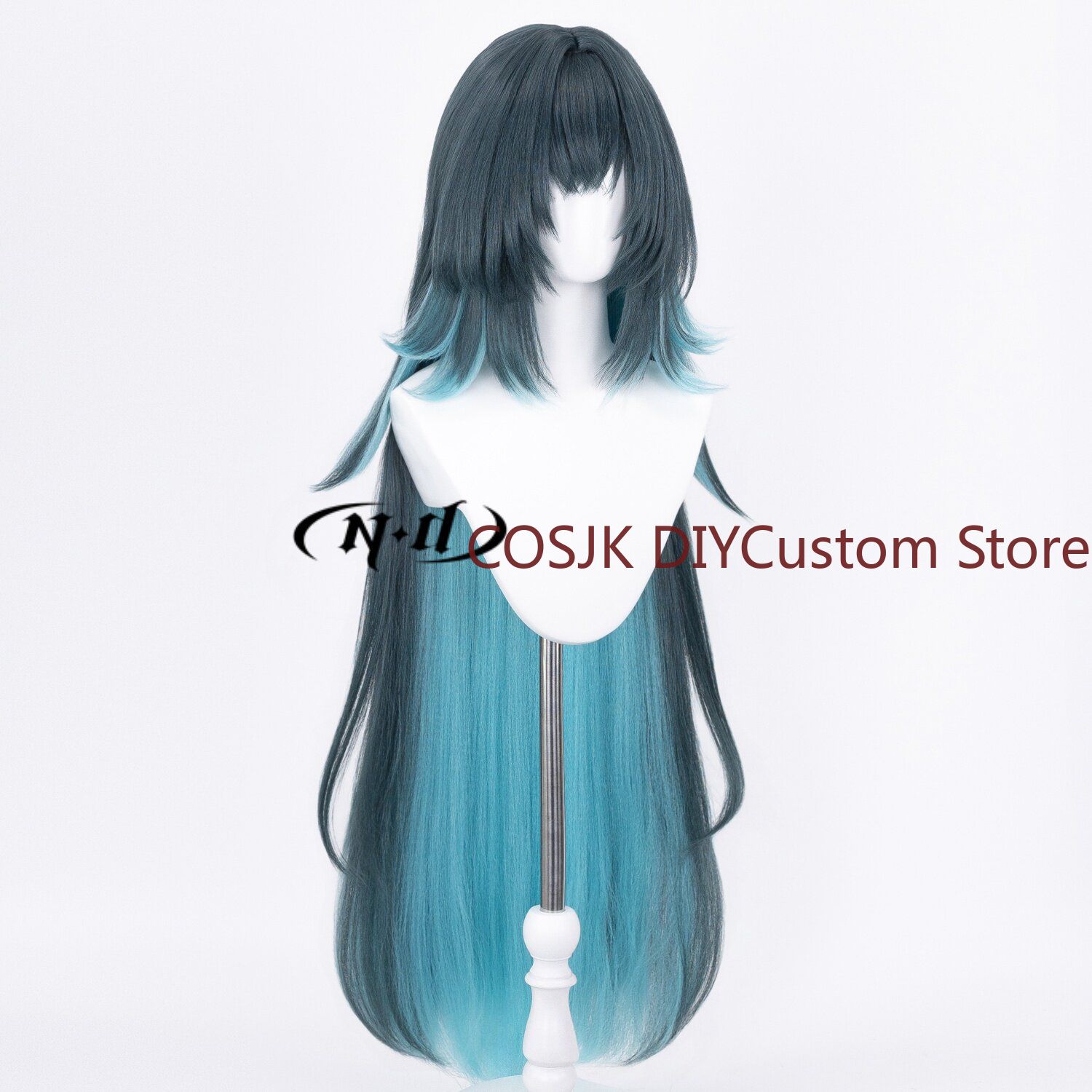 110cm Anime Danica Genshin Imp - Anime Cosplay Wig Heat Resistant recension och pris