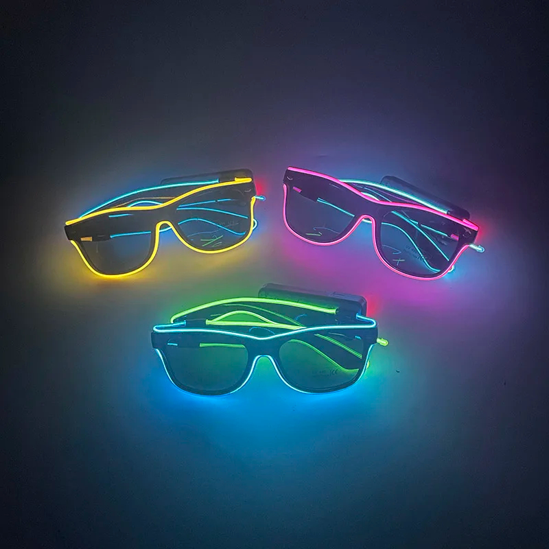 New Cool Wireless Glowing LED  - Glow In The Dark Party Glasses recension och pris