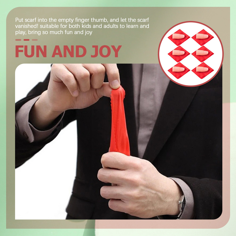Disappearing Silk Magic Trick  - Thumb Tip Magic Trick Set recension och pris