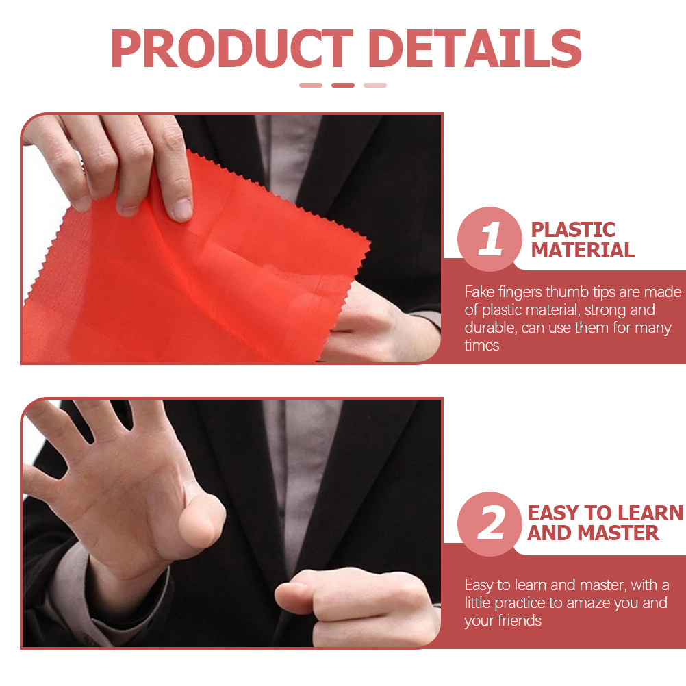 Disappearing Silk Magic Trick  - Thumb Tip Magic Trick Set recension och pris