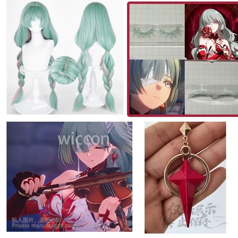 Anime Phrolova Cosplay Wig Gre - Anime Cosplay Wig Heat Resistant recension och pris