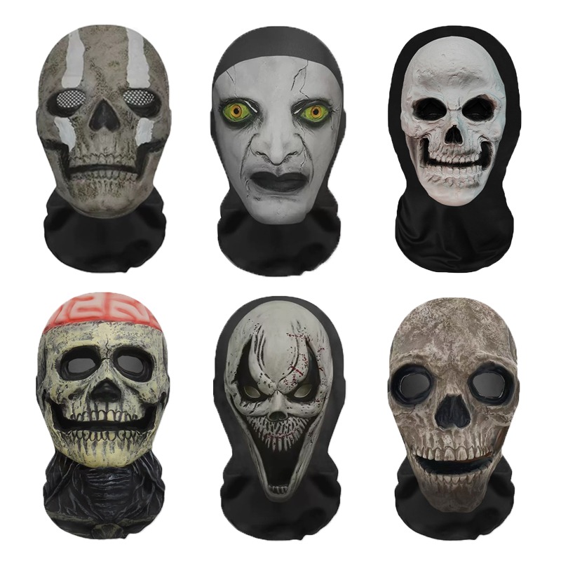 Halloween Ghost Face 3D Mask B - Led Purge Mask Halloween recension och pris