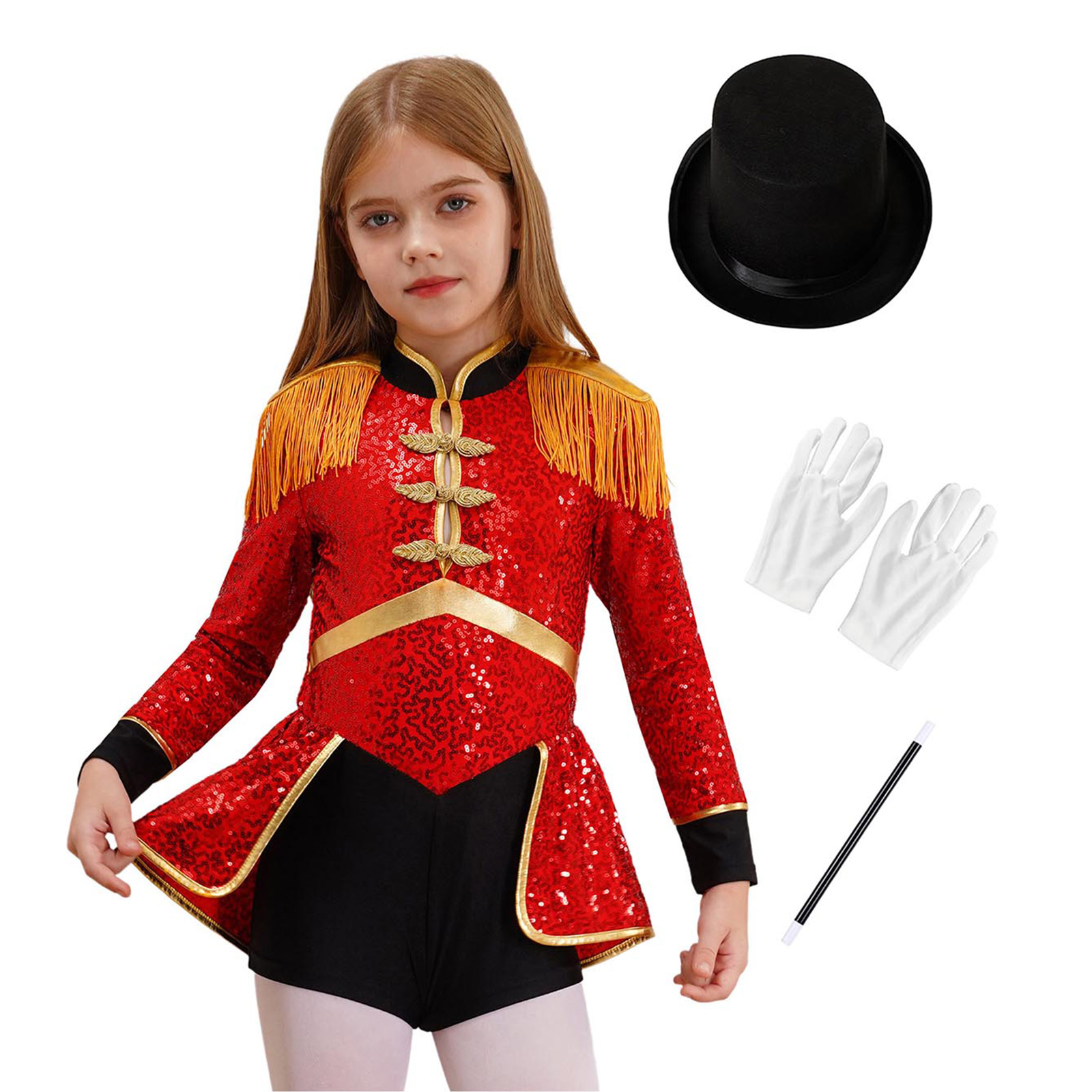 Kids Girl Circus Ringmaster Li - Medieval Renaissance Dress Women recension och pris