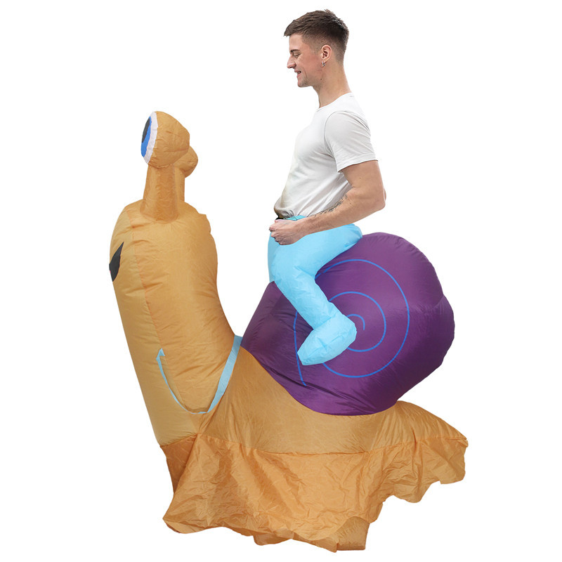 Riding Snail Inflatable Costum - Costumes recension och pris