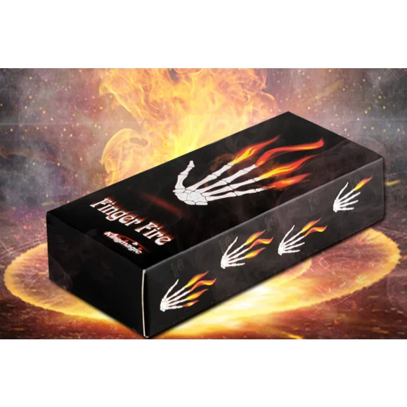 4Pcs/set Finger Fire Magic Tri - Thumb Tip Magic Trick Set recension och pris
