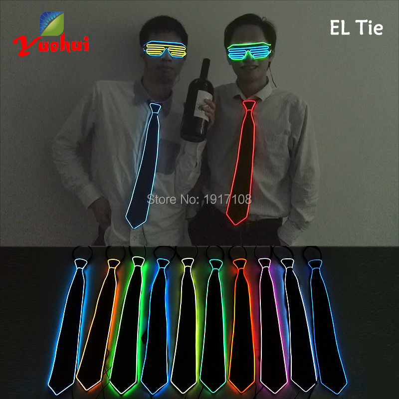 Men Gift Neon EL Wire Glowing  - Glow In The Dark Party Glasses recension och pris
