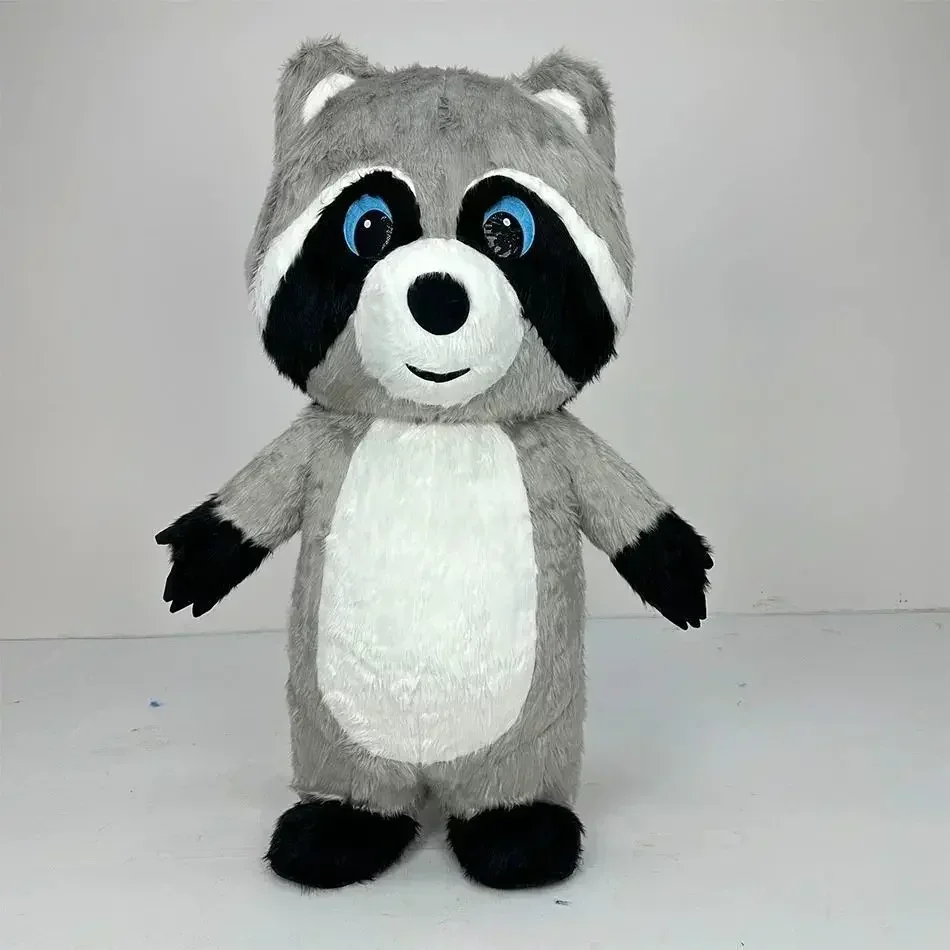 Grey Plush Inflatable Raccoon  - Costumes recension och pris