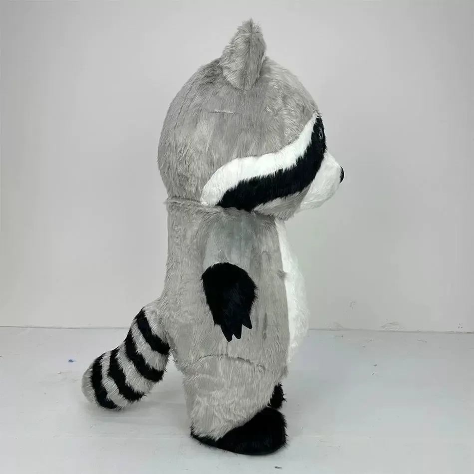 Grey Plush Inflatable Raccoon  - Costumes recension och pris
