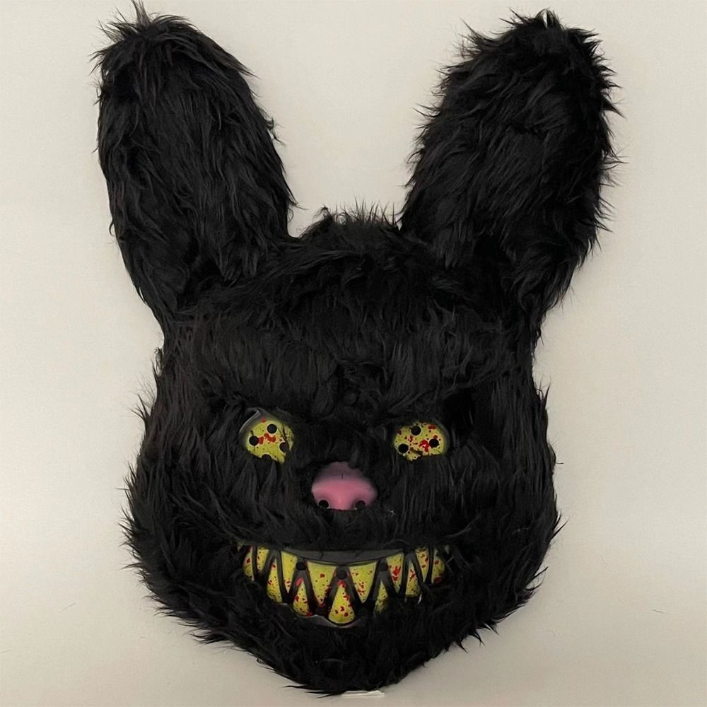 Bloody Plush Bunny Mask Hallow - Led Purge Mask Halloween recension och pris
